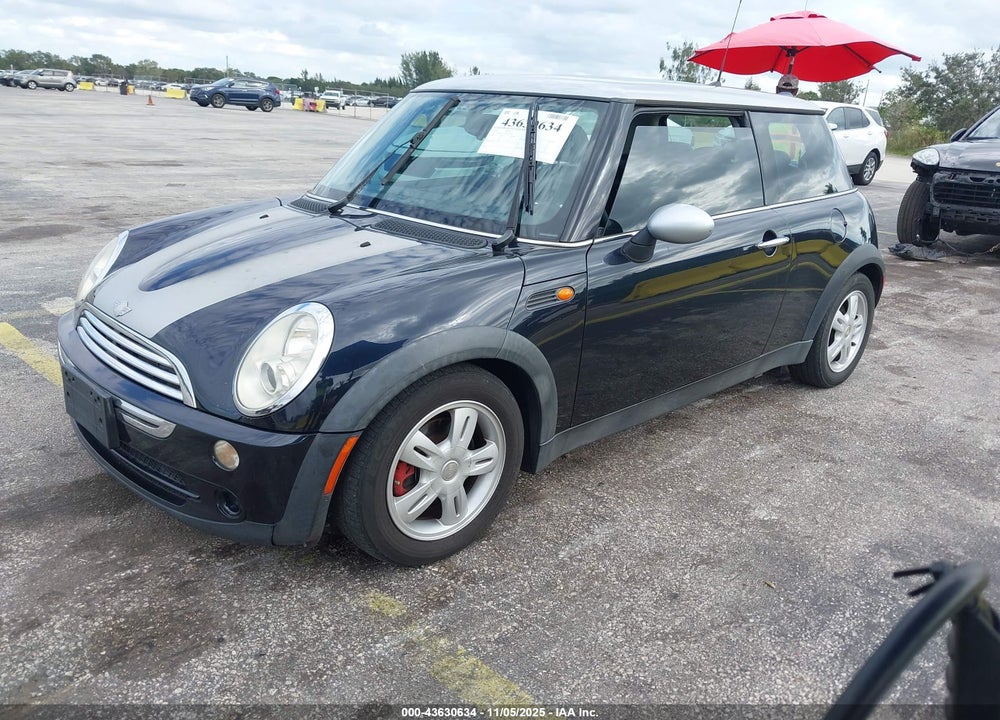 2006 MINI COOPER VIN: WMWRC33586TJ78279