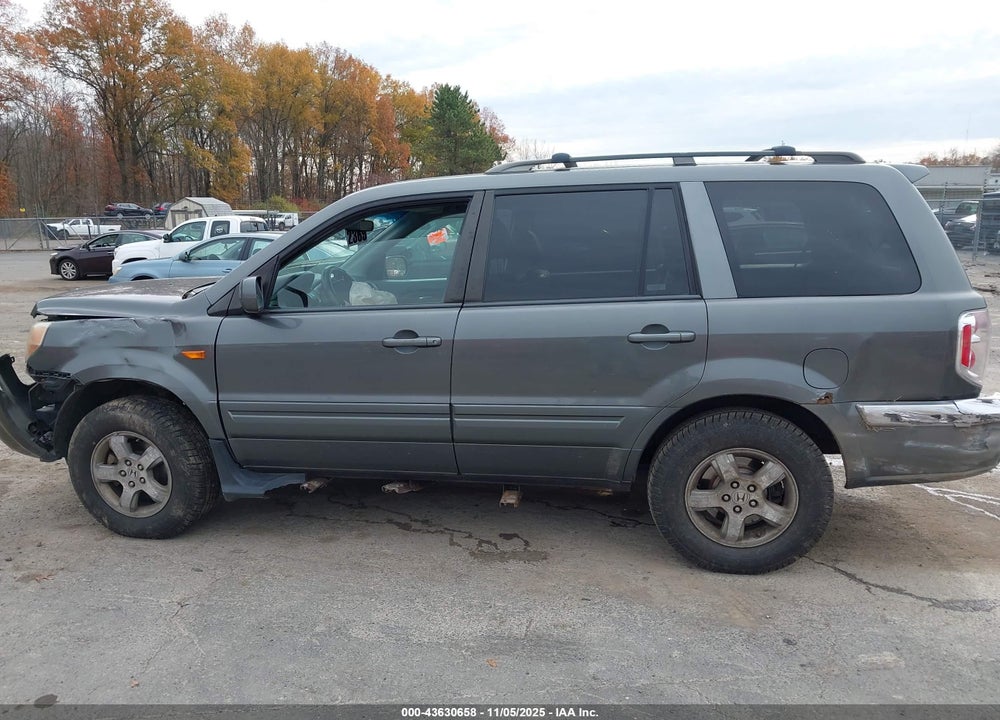 2007 HONDA PILOT EX-L VIN: 2HKYF18787H528584