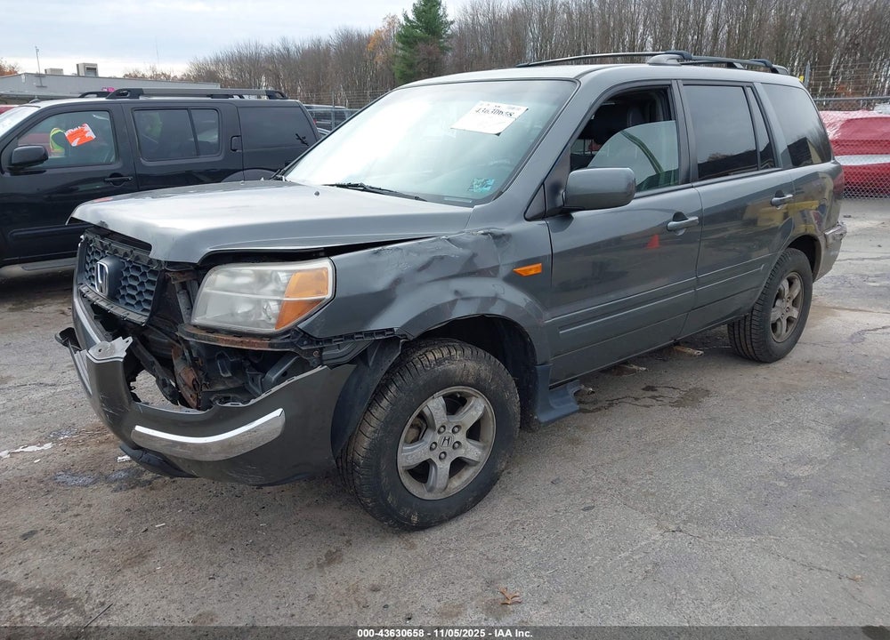 2007 HONDA PILOT EX-L VIN: 2HKYF18787H528584