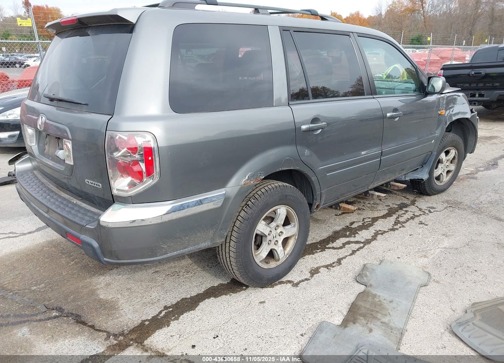 2007 HONDA PILOT EX-L VIN: 2HKYF18787H528584