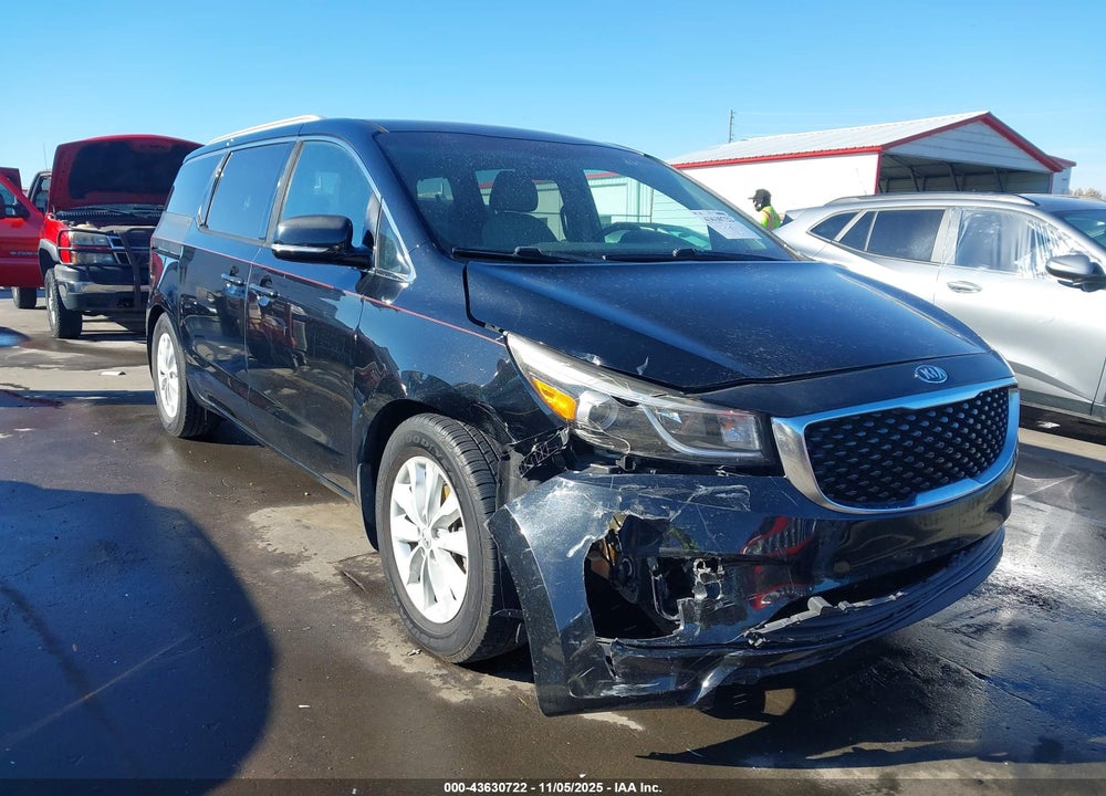 2016 KIA SEDONA EX VIN: KNDMC5C16G6148025