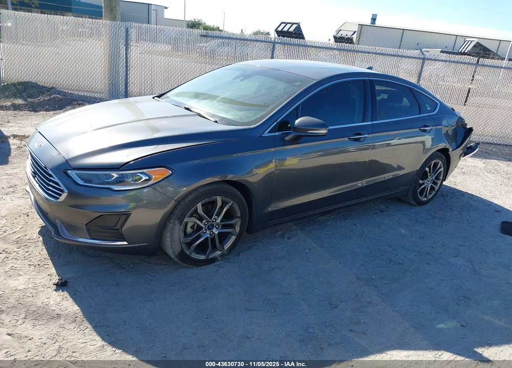 2019 FORD FUSION SEL VIN: 3FA6P0CD9KR213705