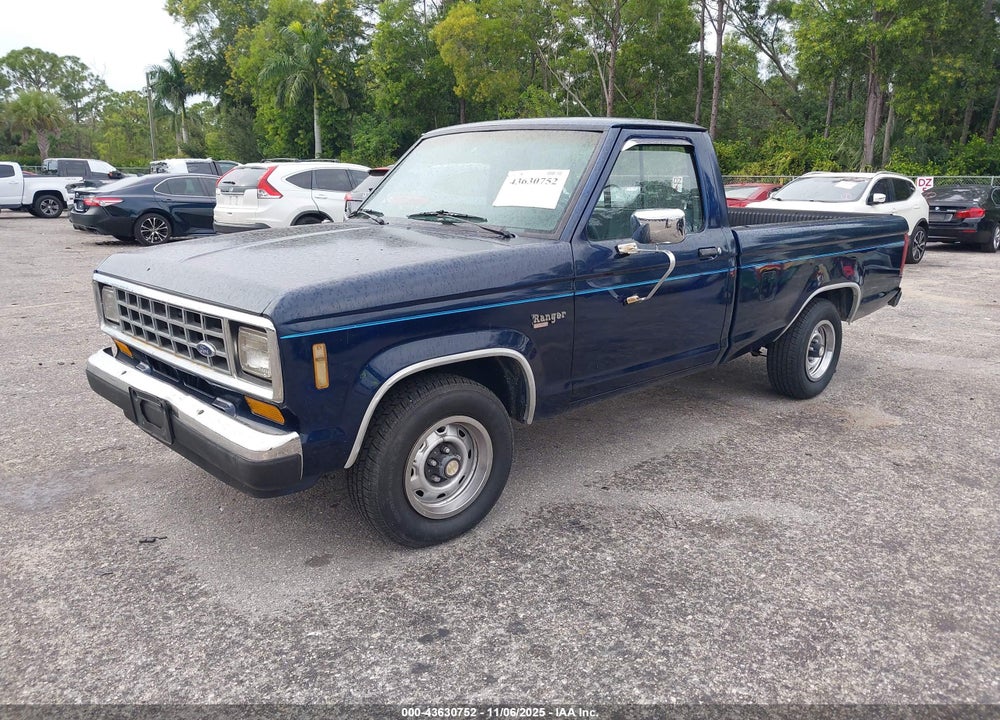 1988 FORD RANGER VIN: 1FTBR10T7JUB39213