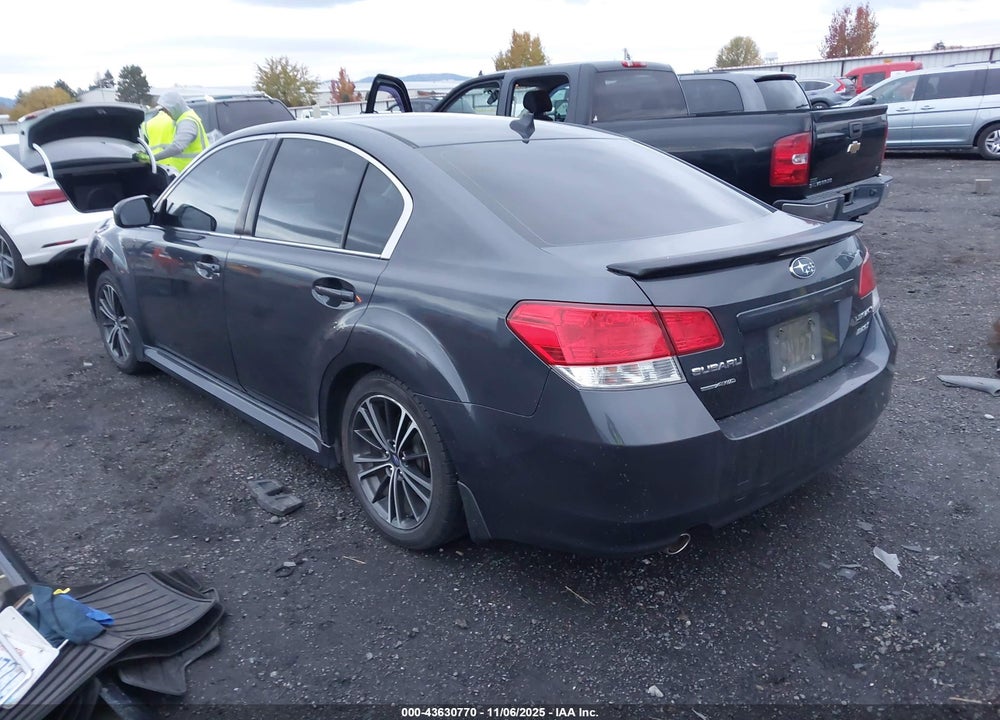 2012 SUBARU LEGACY VIN: 4S3BMBK61C3007536