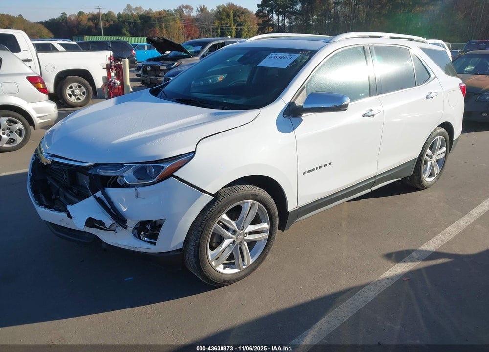 2018 CHEVROLET EQUINOX PREMIER VIN: 3GNAXMEV8JL100807
