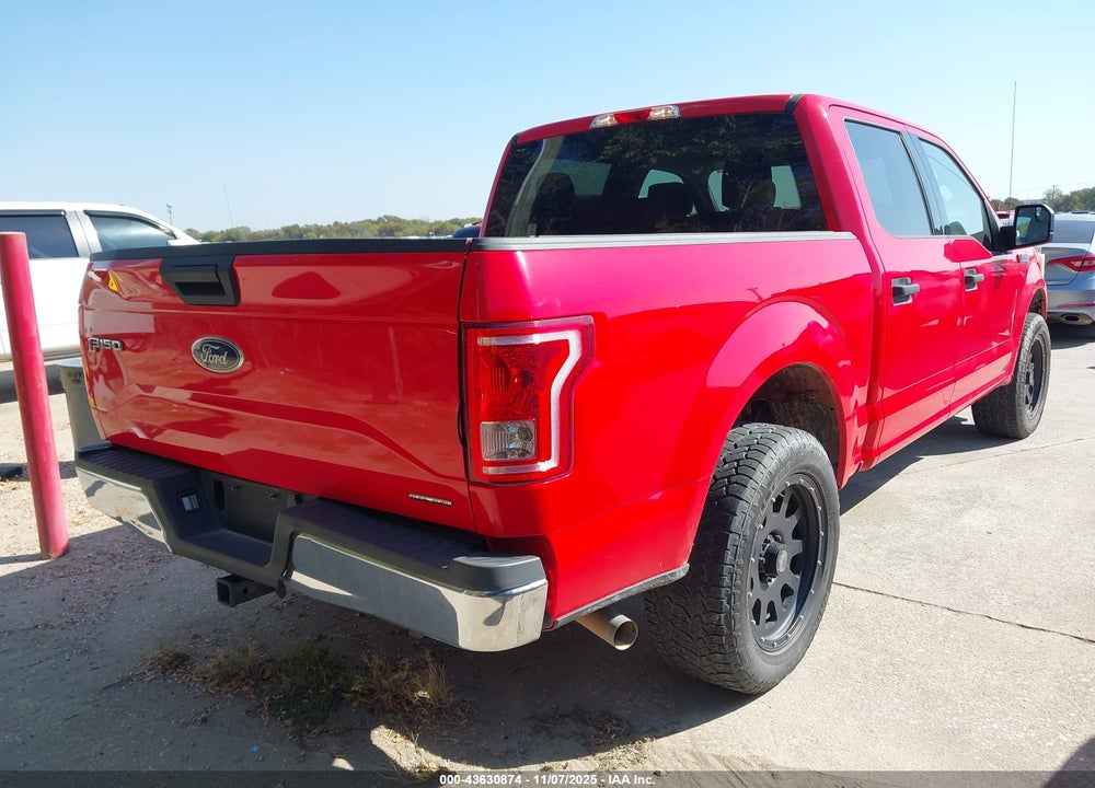 2015 FORD F-150 XLT VIN: 1FTEW1CF0FKD83493