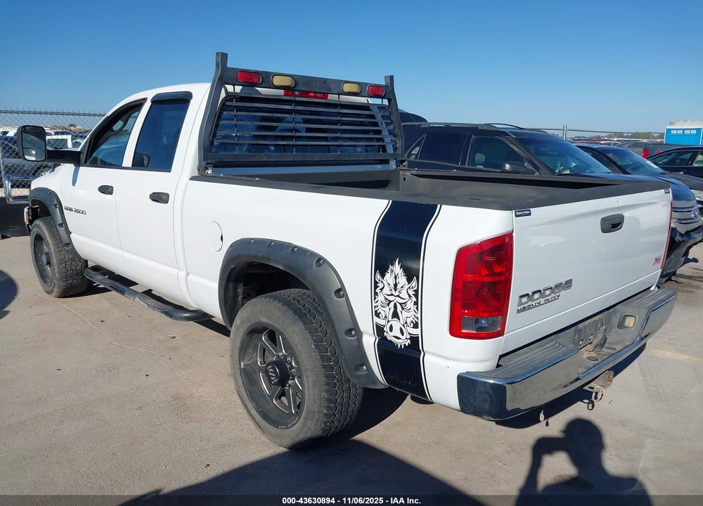2003 DODGE RAM 2500 SLT/LARAMIE/ST VIN: 3D7KA28C73G820193