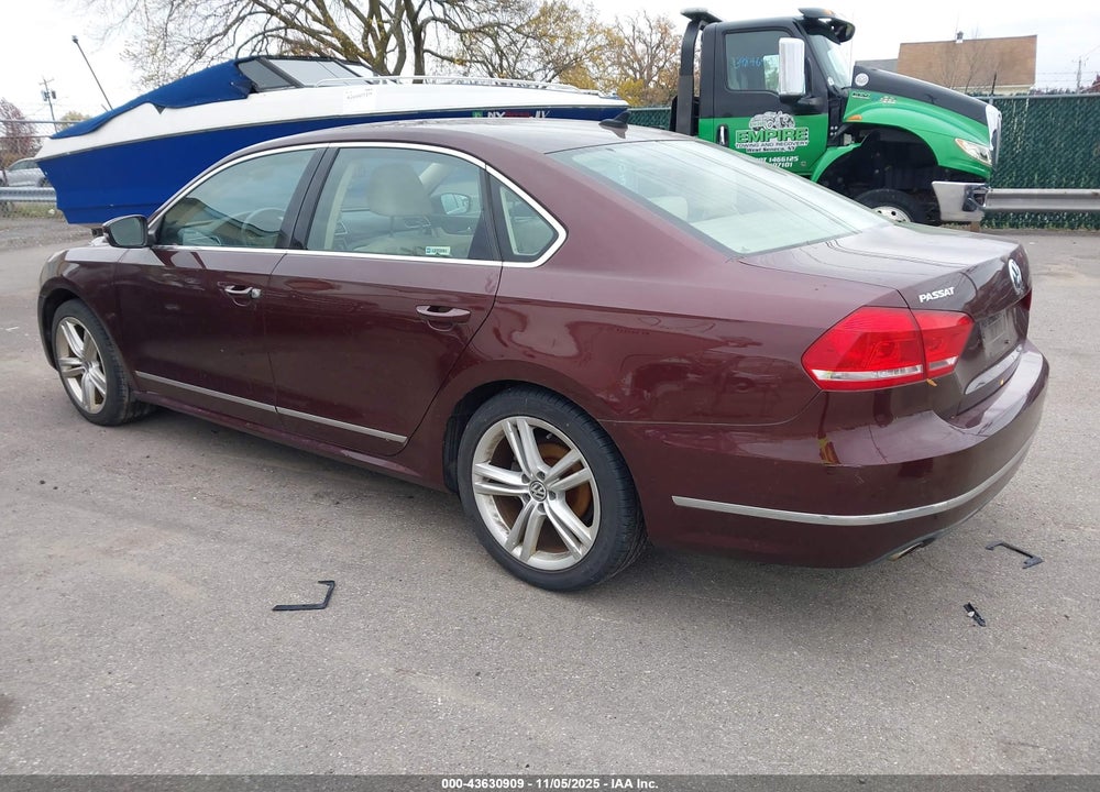 2014 VOLKSWAGEN PASSAT VIN: 1VWCN7A31EC100904