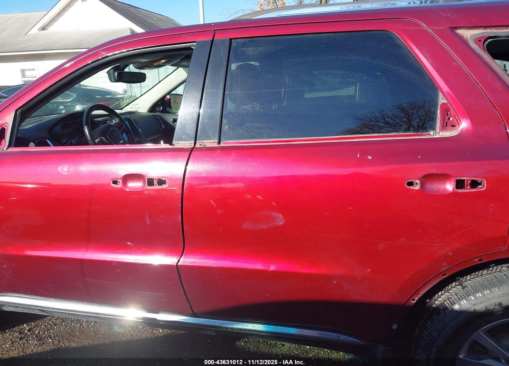 2017 DODGE DURANGO VIN: 1C4RDJAGXHC839855