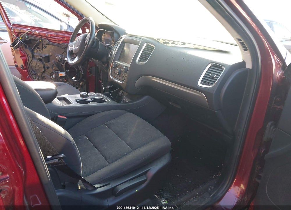 2017 DODGE DURANGO VIN: 1C4RDJAGXHC839855