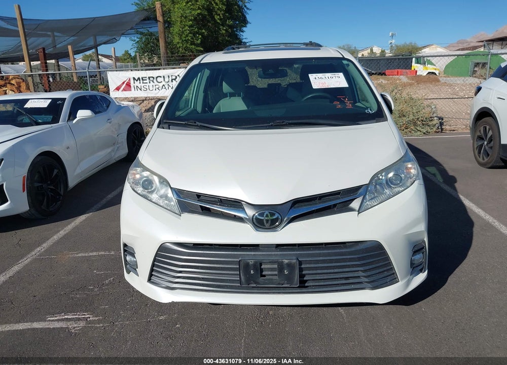 2019 TOYOTA SIENNA XLE 8 PASSENGER VIN: 5TDYZ3DC1KS020157