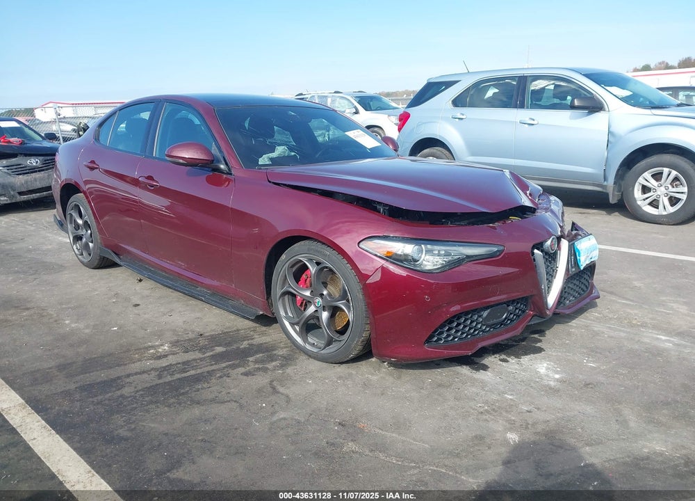 2019 ALFA ROMEO GIULIA TI SPORT AWD VIN: ZARFANBN0K7608761