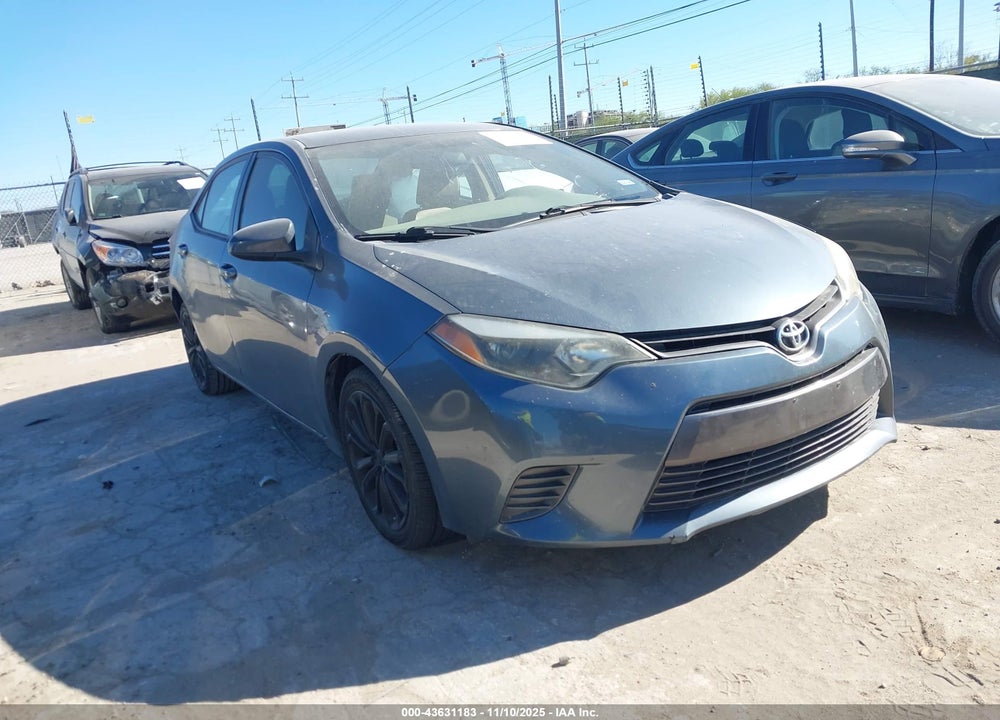 2015 TOYOTA COROLLA LE VIN: 5YFBURHE8FP245189