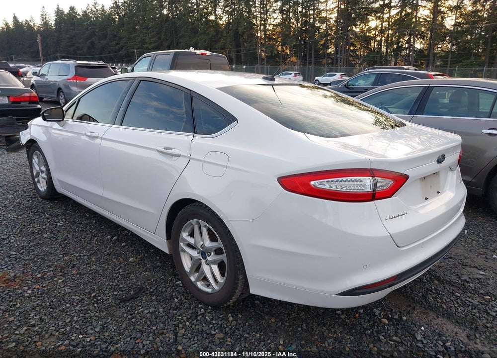 2016 FORD FUSION SE VIN: 3FA6P0H77GR196364