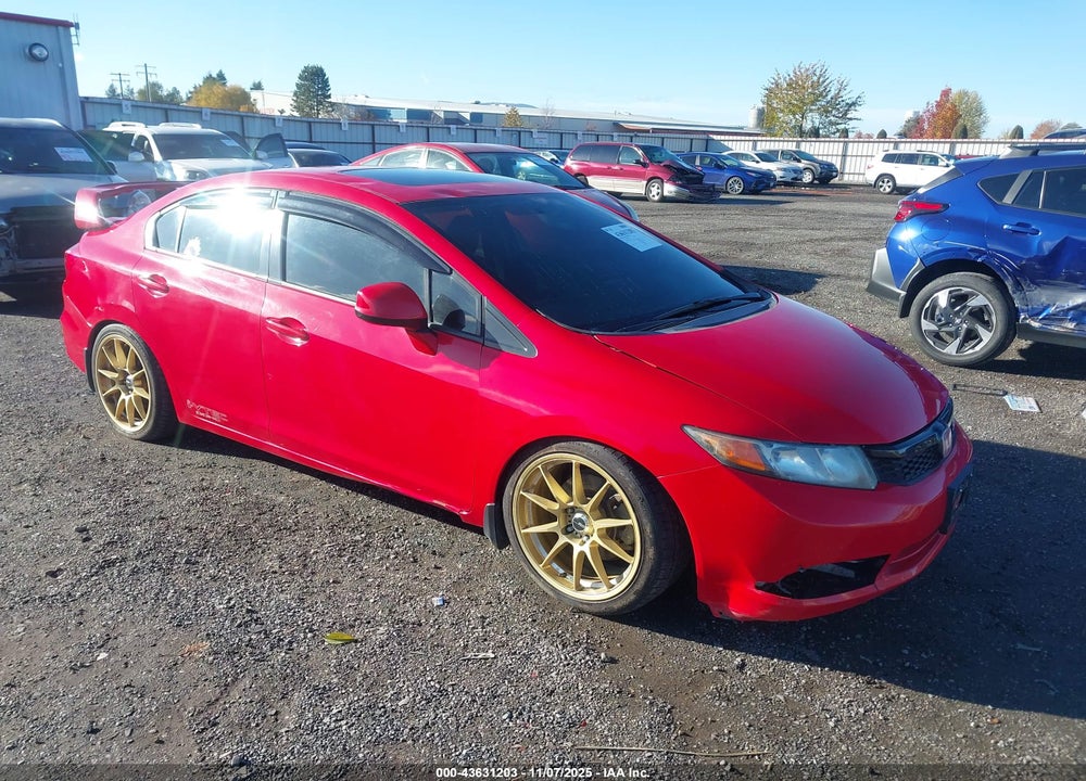 2012 HONDA CIVIC SI VIN: 2HGFB6E5XCH701660