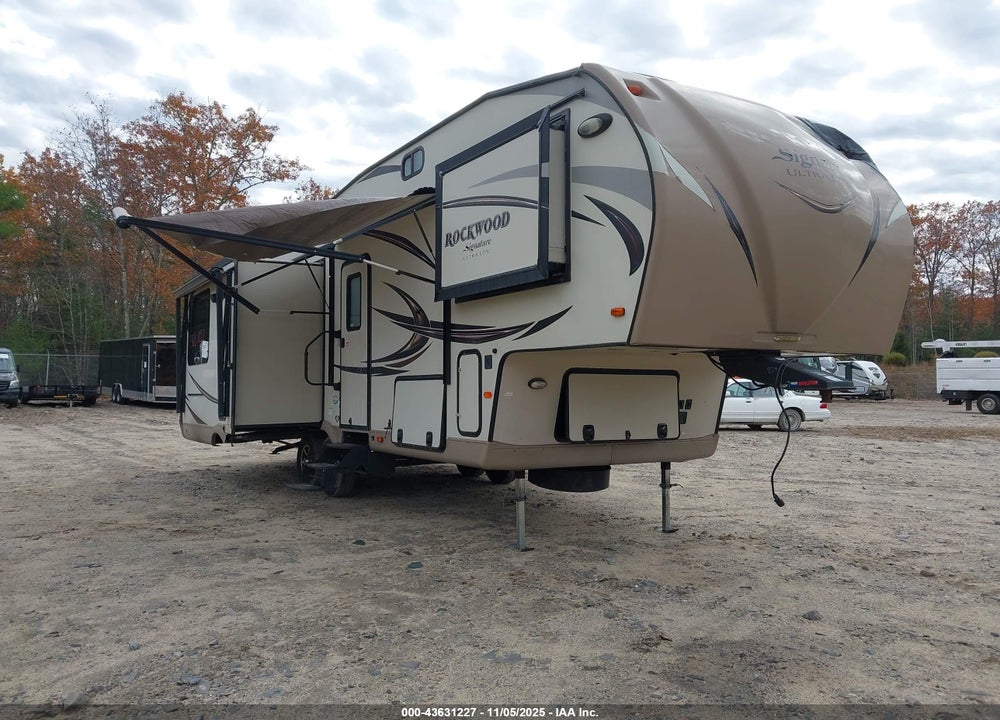 2016 FOREST RIVER ROCKWOOD VIN: 4X4FRLE28G1871383