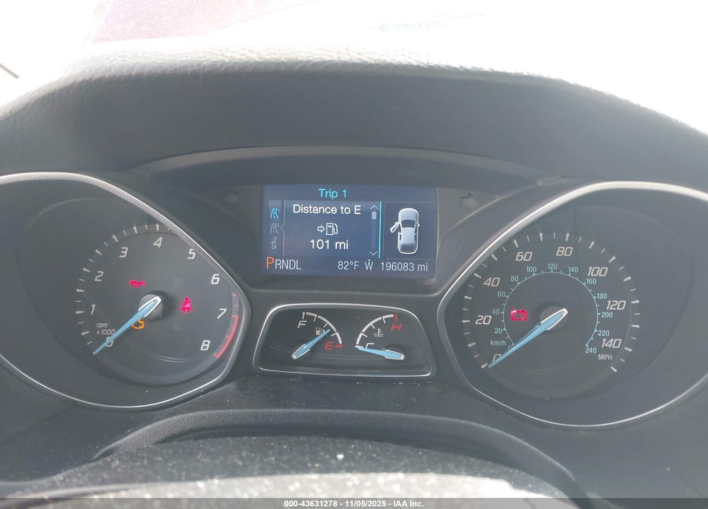 2013 FORD FOCUS VIN: 1FADP3K25DL374417