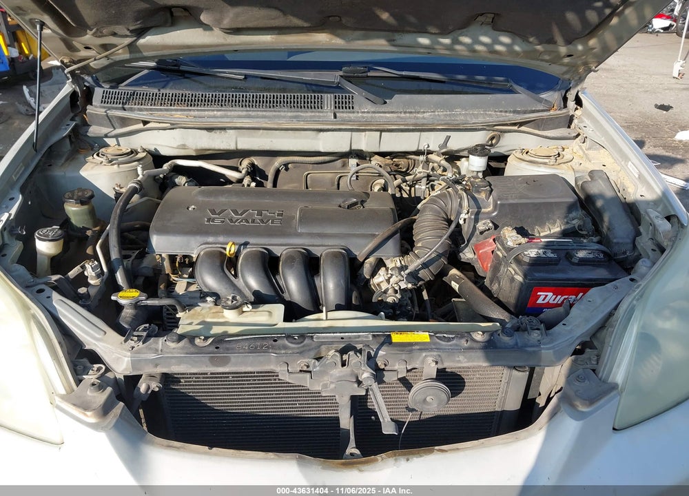 2004 TOYOTA MATRIX STANDARD VIN: 2T1KR32E74C209384