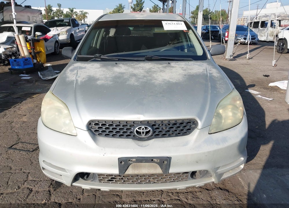 2004 TOYOTA MATRIX STANDARD VIN: 2T1KR32E74C209384