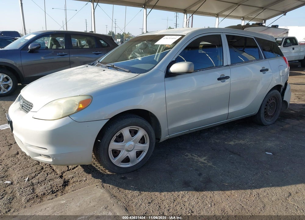 2004 TOYOTA MATRIX STANDARD VIN: 2T1KR32E74C209384