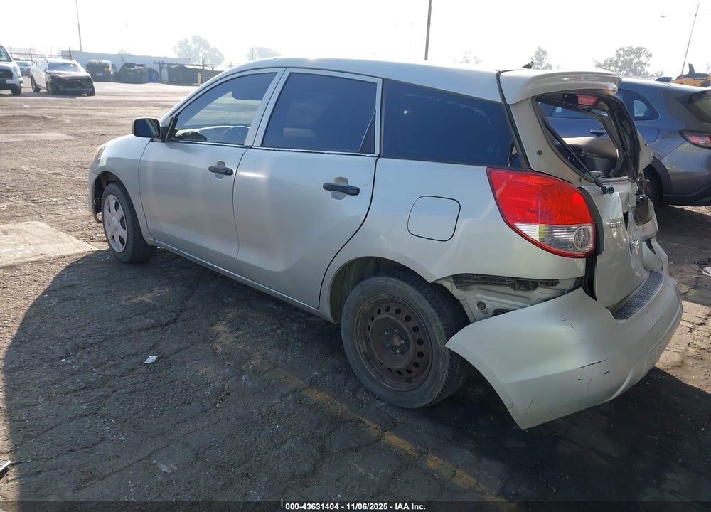 2004 TOYOTA MATRIX STANDARD VIN: 2T1KR32E74C209384