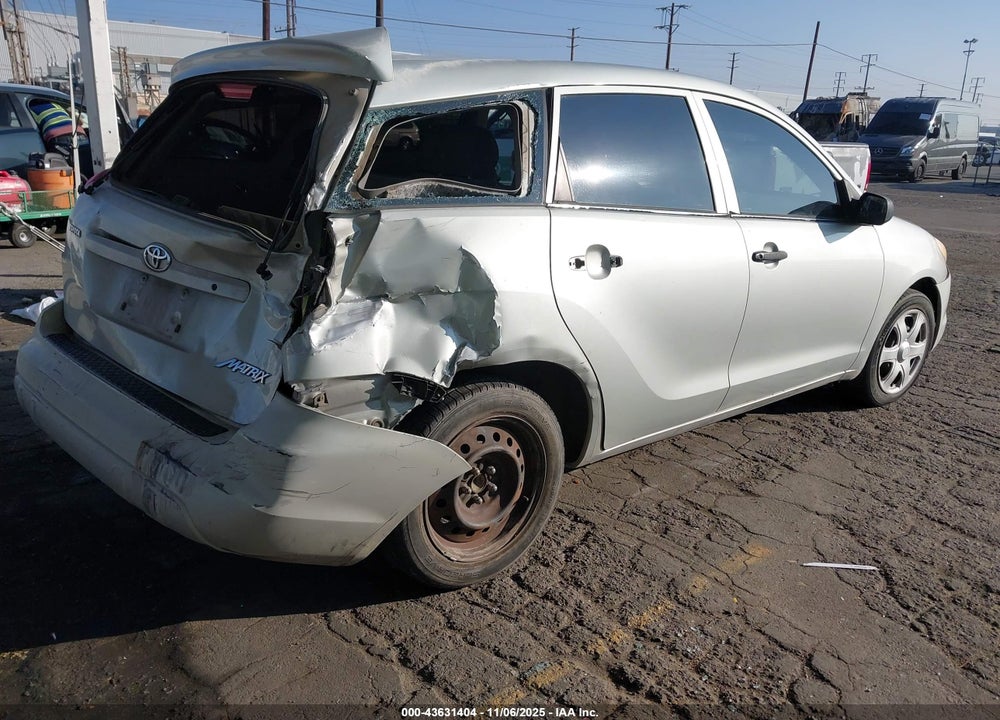 2004 TOYOTA MATRIX STANDARD VIN: 2T1KR32E74C209384