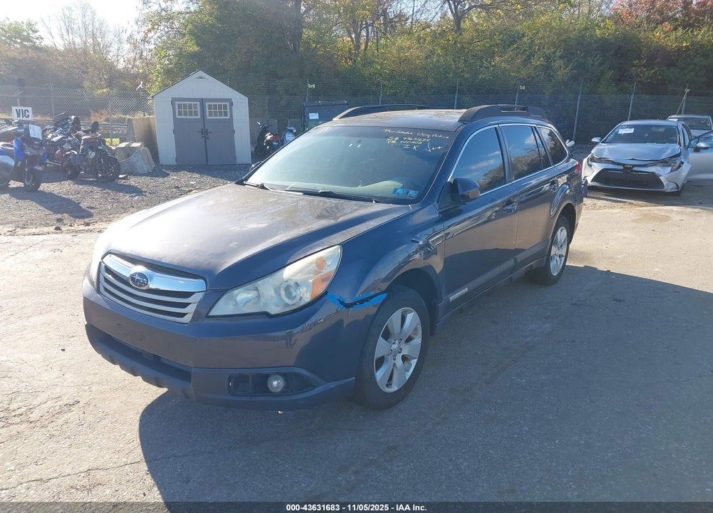 2011 SUBARU OUTBACK 2.5I PREMIUM VIN: 4S4BRBGC1B1400202