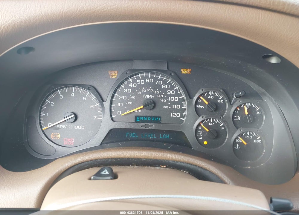 2003 CHEVROLET TRAILBLAZER EXT LT VIN: 1GNES16S236179259