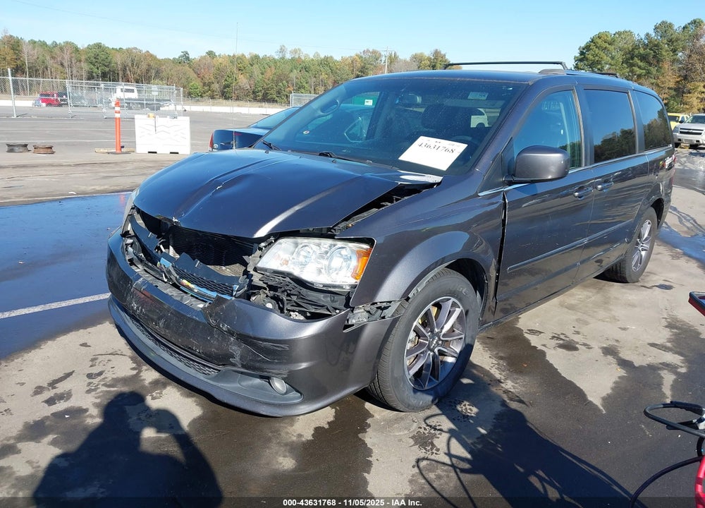 2017 DODGE GRAND CARAVAN SXT VIN: 2C4RDGCG9HR712800