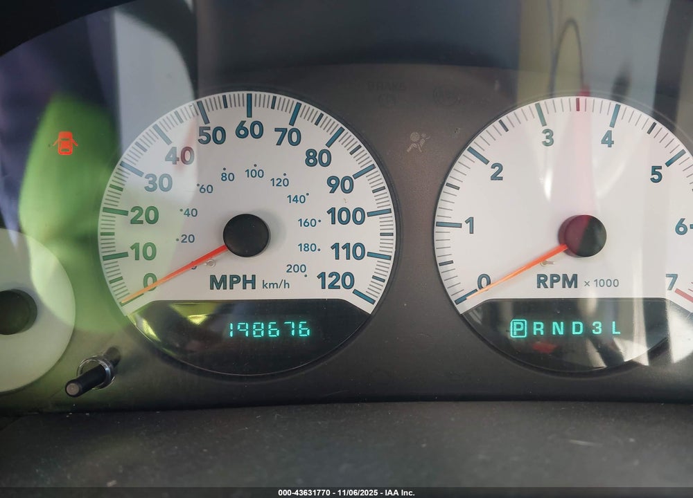 2006 DODGE GRAND CARAVAN SXT VIN: 2D4GP44L56R727464