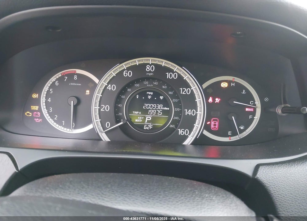 2014 HONDA ACCORD EX VIN: 1HGCR2F76EA040153