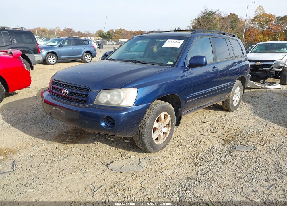 2003 TOYOTA HIGHLANDER VIN: JTEGD21A330047562