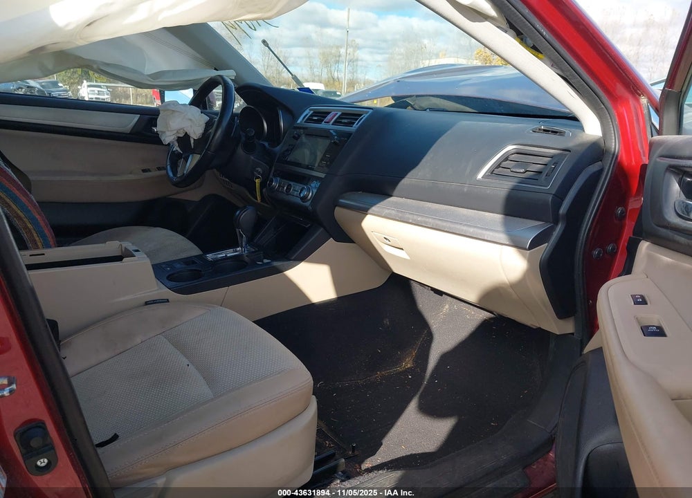 2015 SUBARU OUTBACK 2.5I PREMIUM VIN: 4S4BSBFC2F3320956