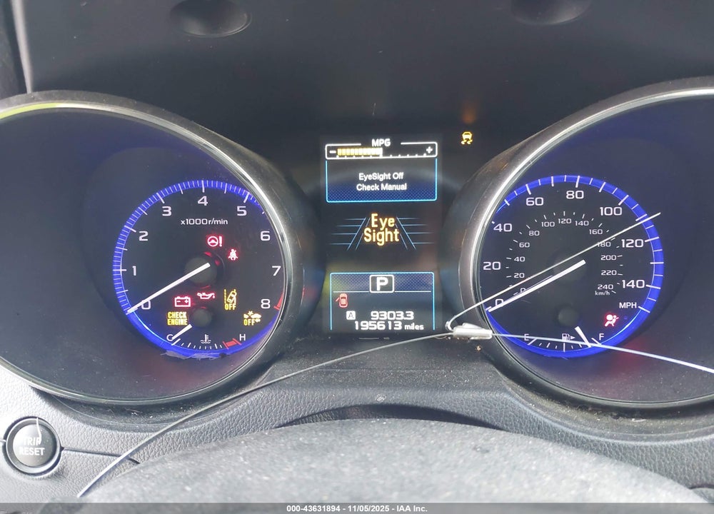 2015 SUBARU OUTBACK 2.5I PREMIUM VIN: 4S4BSBFC2F3320956