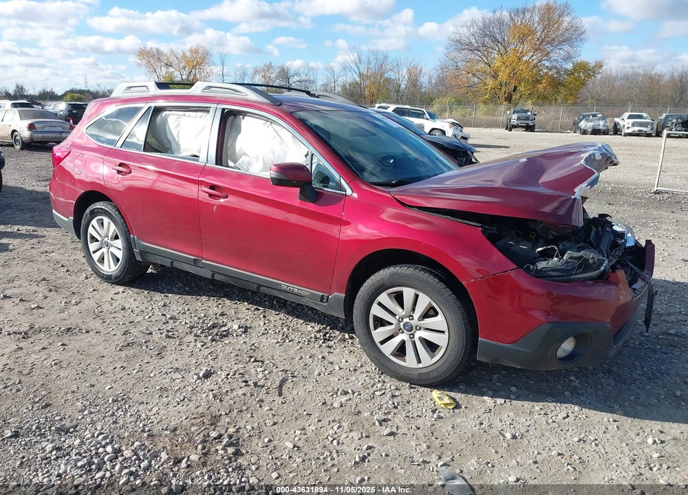 2015 SUBARU OUTBACK 2.5I PREMIUM VIN: 4S4BSBFC2F3320956