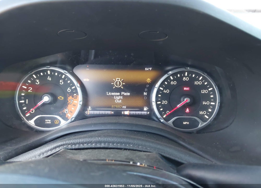 2016 JEEP RENEGADE LIMITED VIN: ZACCJBDT1GPD01407