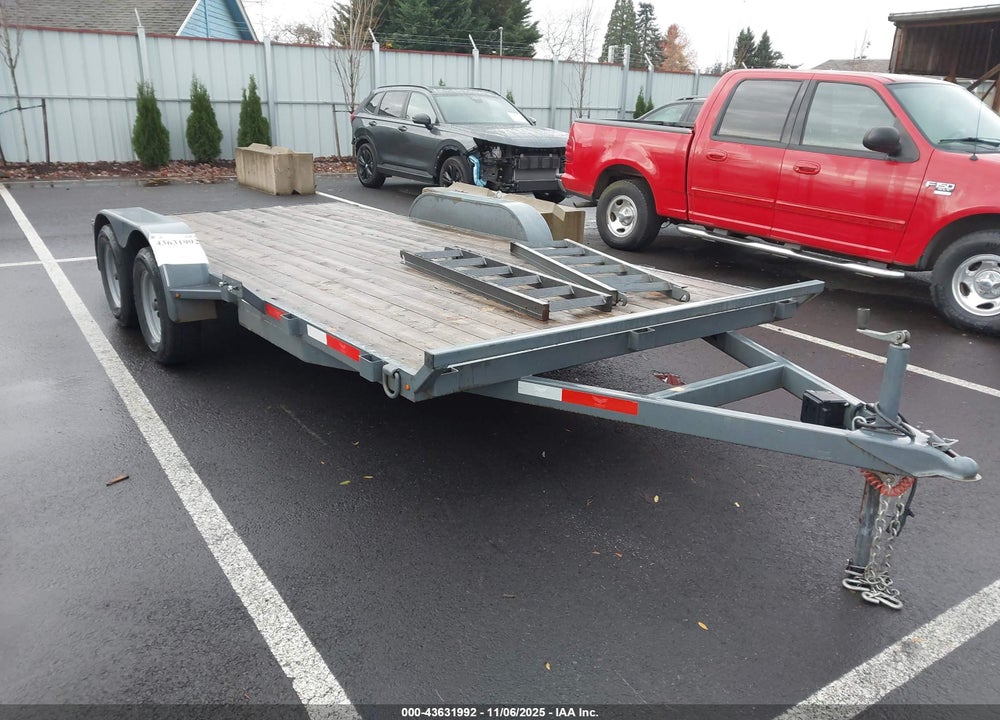 2022 EAGLE TRAILER MANUFA 16 FLATBED VIN: 184BU1623NC037561