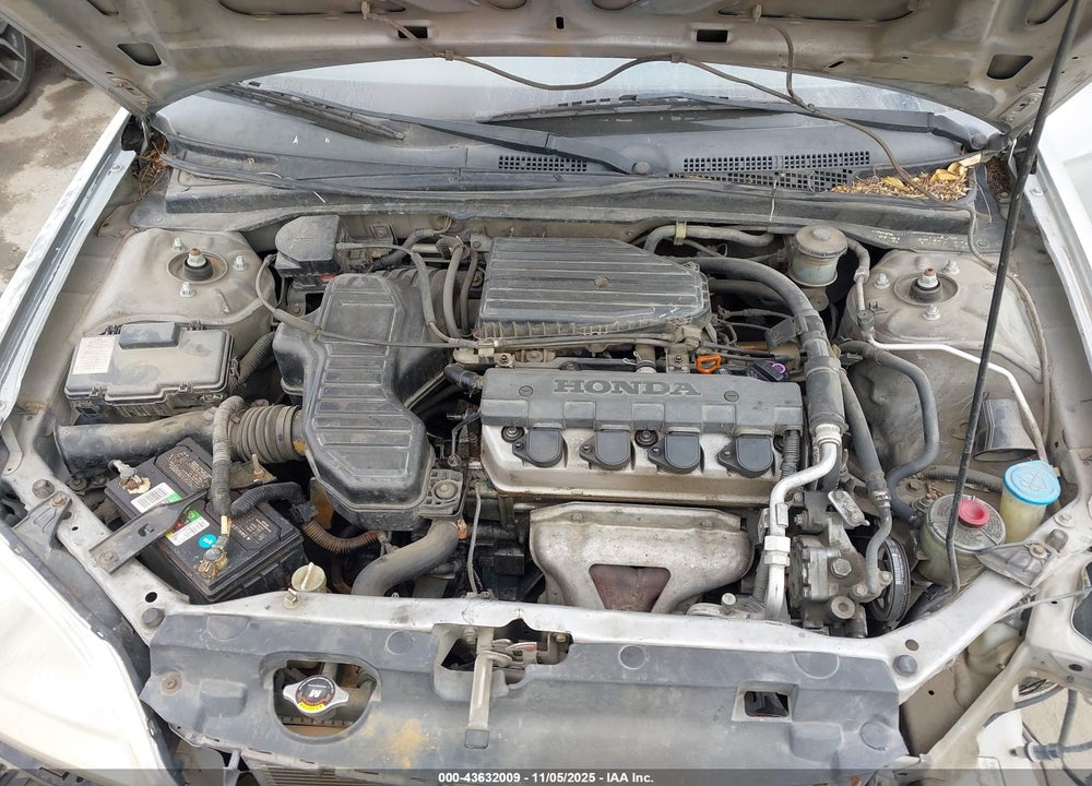 2001 HONDA CIVIC LX VIN: 2HGES16571H587000