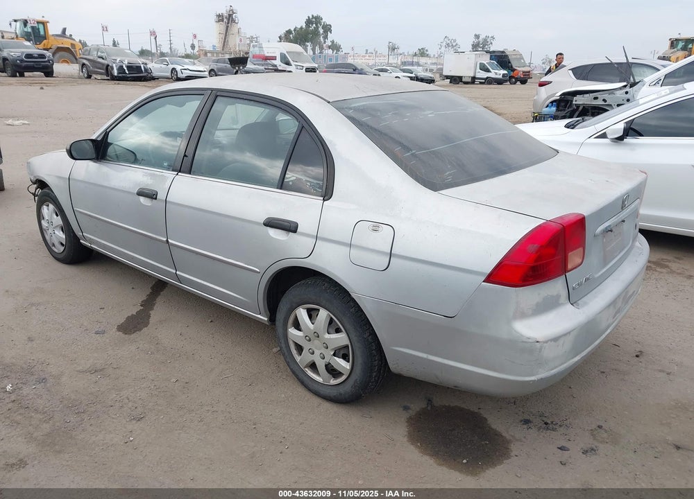 2001 HONDA CIVIC LX VIN: 2HGES16571H587000