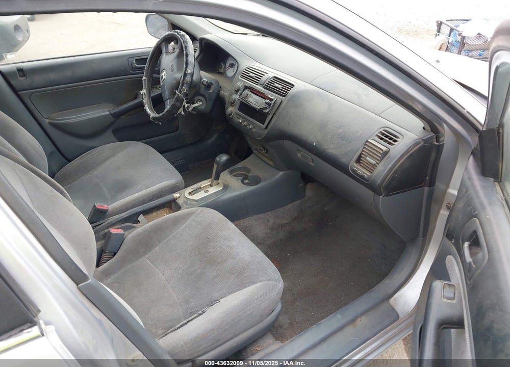2001 HONDA CIVIC LX VIN: 2HGES16571H587000