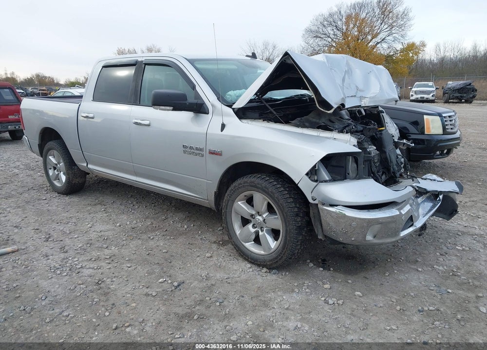 2016 RAM 1500 BIG HORN VIN: 3C6RR7LT7GG201838