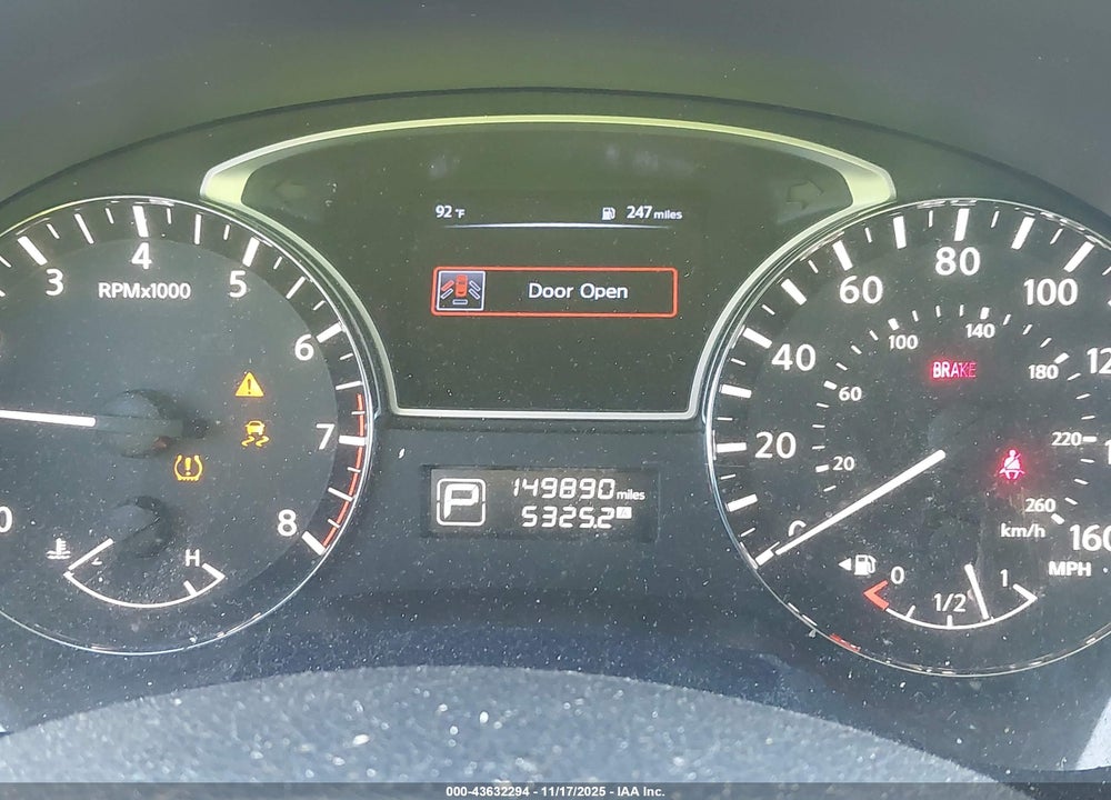 2015 NISSAN ALTIMA 2.5/2.5 S/2.5 SL/2.5 SV VIN: 1N4AL3AP7FN373062