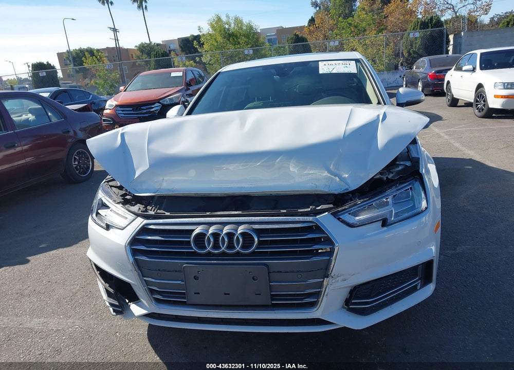 2017 AUDI A4 2.0T ULTRA PREMIUM VIN: WAULMAF43HA159695