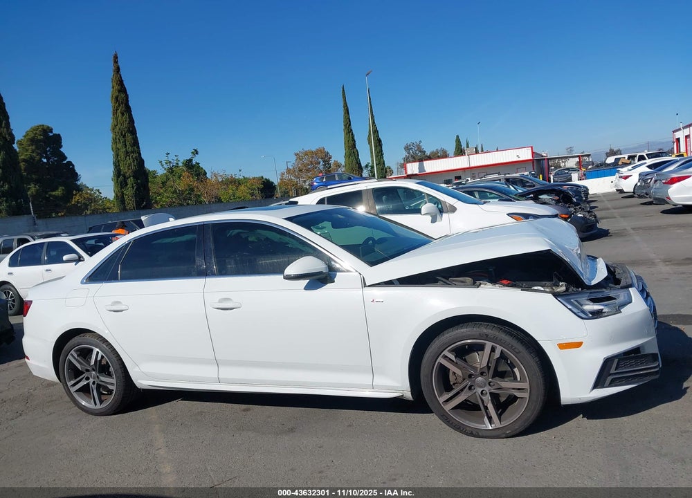 2017 AUDI A4 2.0T ULTRA PREMIUM VIN: WAULMAF43HA159695