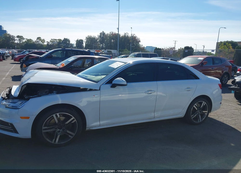 2017 AUDI A4 2.0T ULTRA PREMIUM VIN: WAULMAF43HA159695