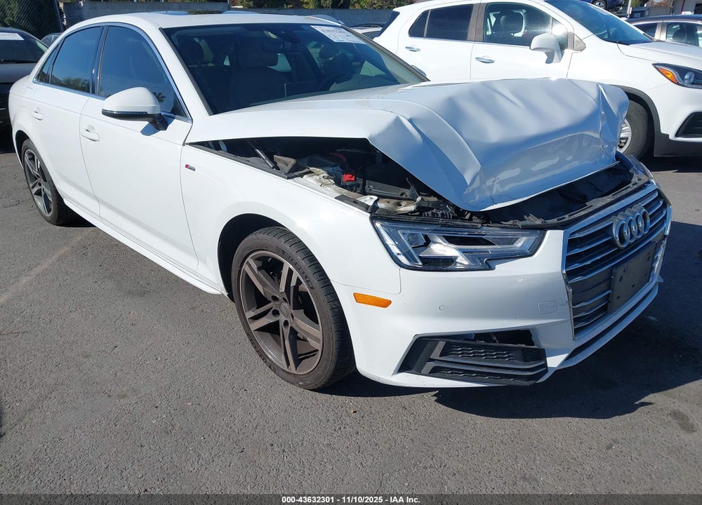 2017 AUDI A4 2.0T ULTRA PREMIUM VIN: WAULMAF43HA159695
