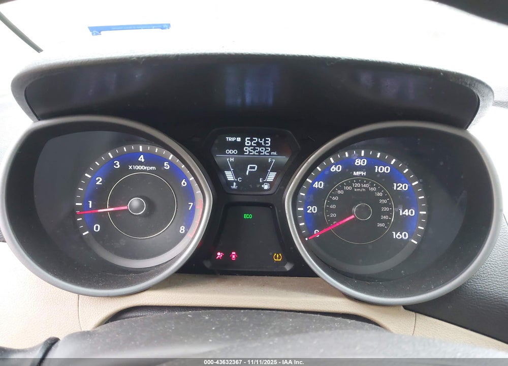 2013 HYUNDAI ELANTRA GLS VIN: KMHDH4AE7DU684941