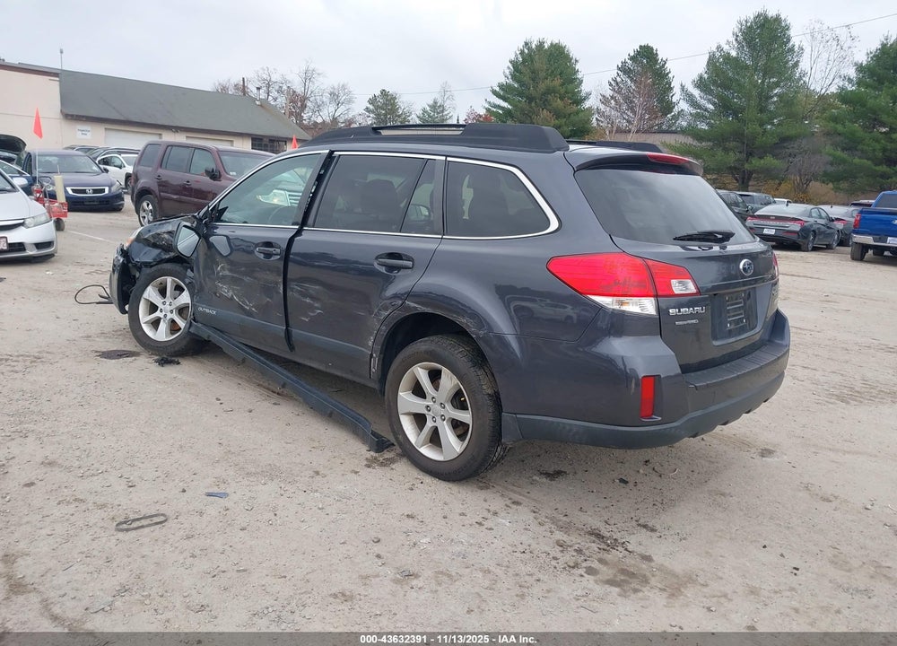 2013 SUBARU OUTBACK 2.5I PREMIUM VIN: 4S4BRBGC7D3254377