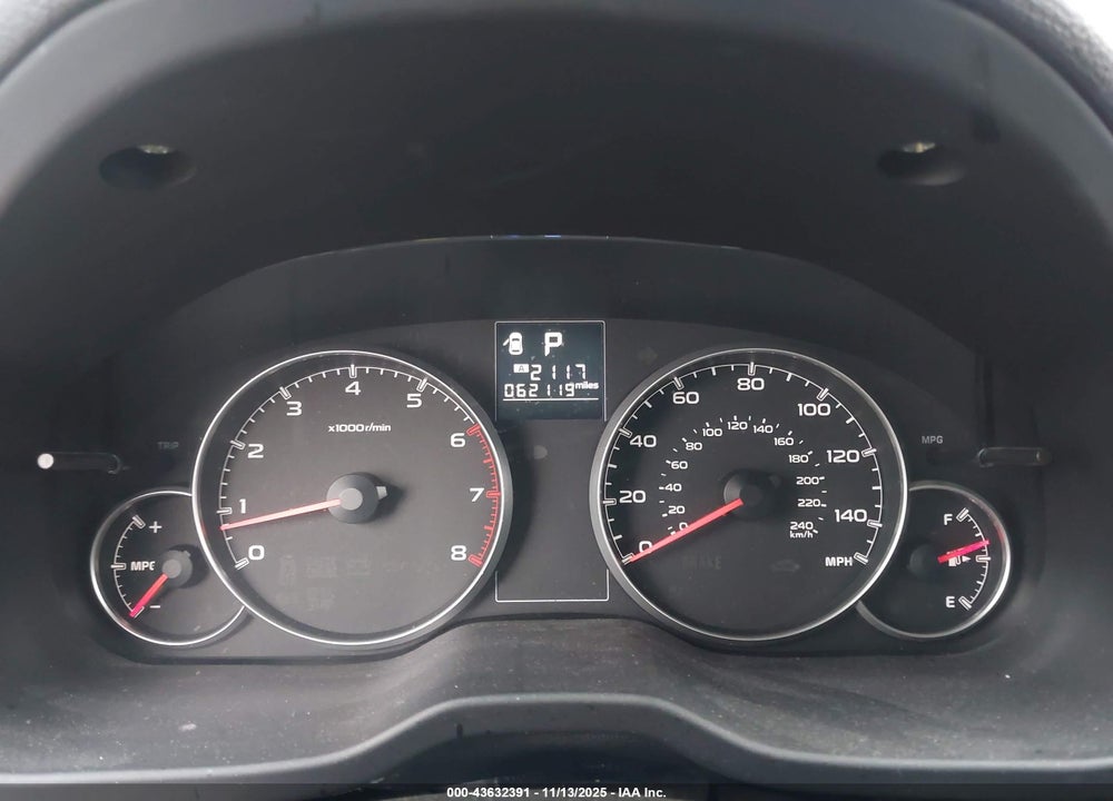 2013 SUBARU OUTBACK 2.5I PREMIUM VIN: 4S4BRBGC7D3254377