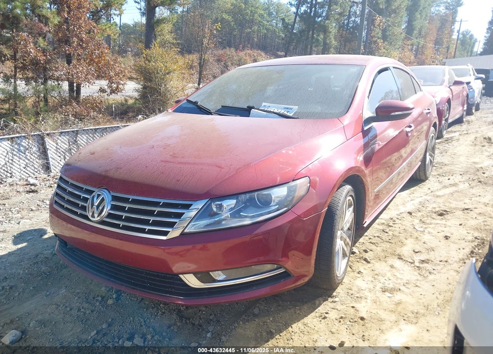 2014 VOLKSWAGEN CC 2.0T SPORT VIN: WVWBN7AN8EE524374